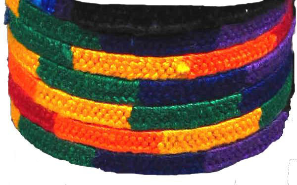12 Rainbow Friendship Bracelets