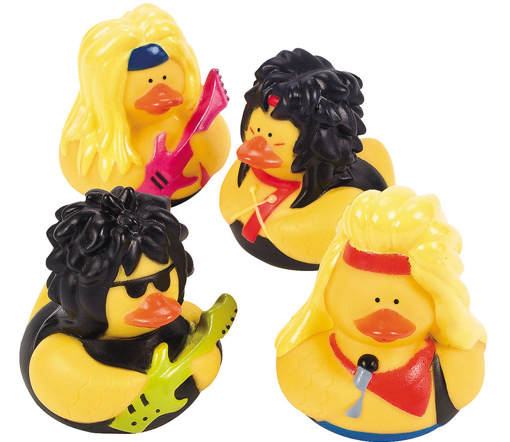 12 Rock Band Rubber Duckies