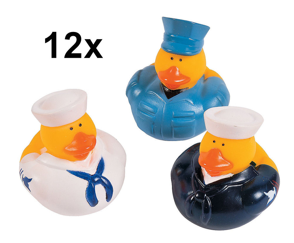 12 Navy Rubber Duckies 12 Navy Rubber Duckies