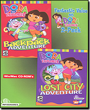 Dora 2 Pack - Includes Lost City & Backpack Adventure