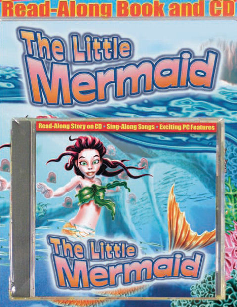 The Little Mermaid Read-Along Story Book & CD