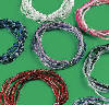 12 Glass Bead Bracelets