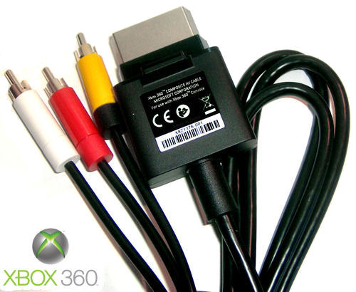 Xbox 360 Standard Composite AV Cable (Genuine Microsoft)
