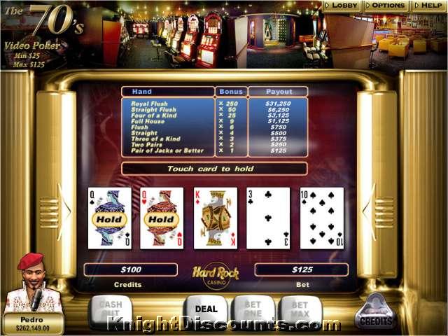 Hard Rock Casino Poker Cards Black Jack PC Game New JC 811930000000 