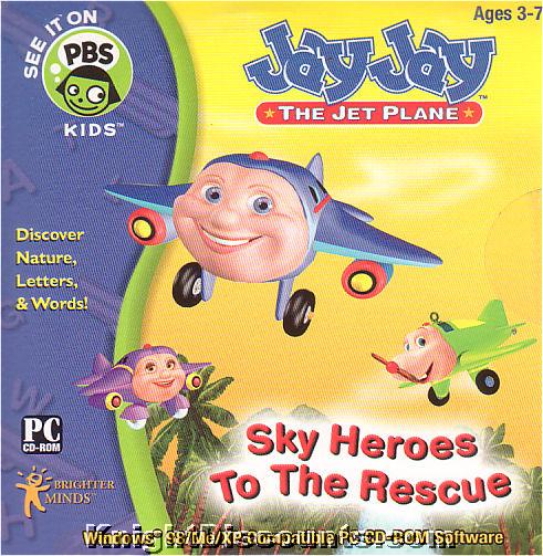 Jay Jay Jet Plane SKY HEROES TO THE RESCUE EARNS HIS WINGS 2x PC Mac Games.